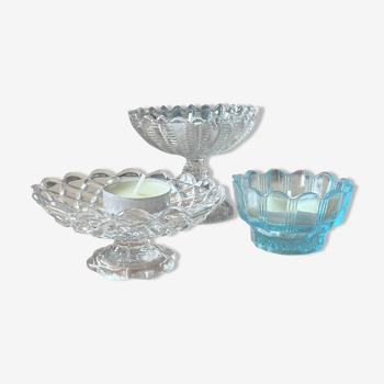 Bougeoirs en verre