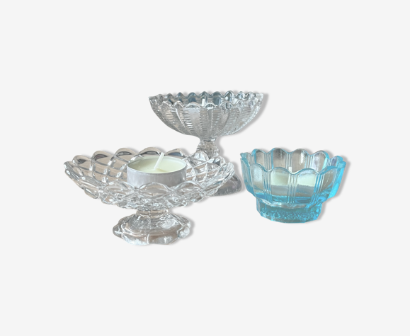 Bougeoirs en verre