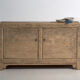Long antique buffet in elm with two doors – China, circa 1950