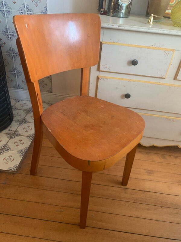 Chaise Thonet – Édition tchécoslovaque (années 50–60)