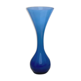 The blue opaline vase