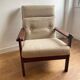 Fauteuil teck scandinave 1960