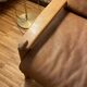 Danish sofa from the 70s in oak and buffalo leather