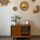 Small vintage 1960s display cabinet/TV unit