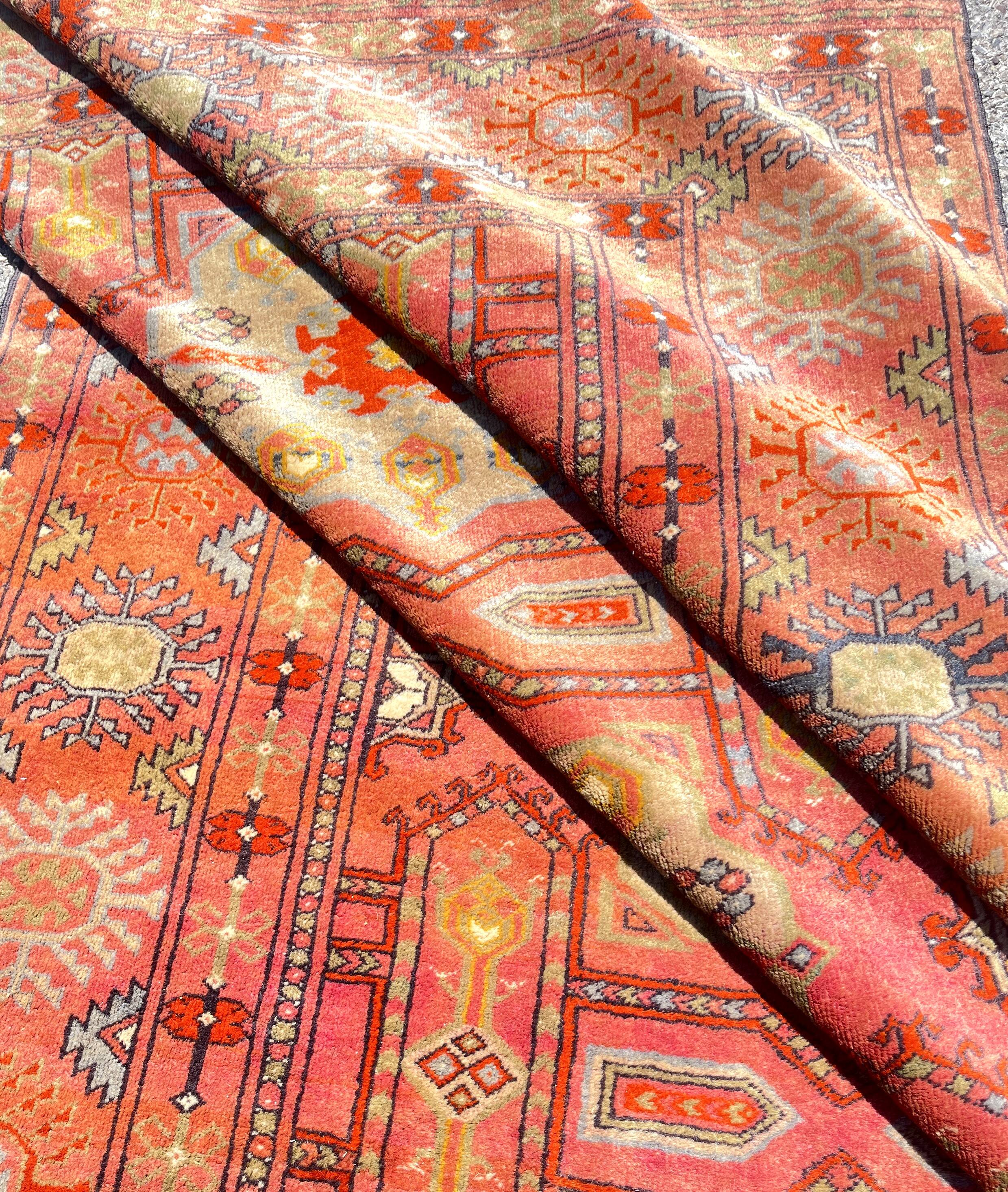 Karakalpak Oriental Rug (Uzbekistan) Early 20th Century: 2.70 X 1.85 M