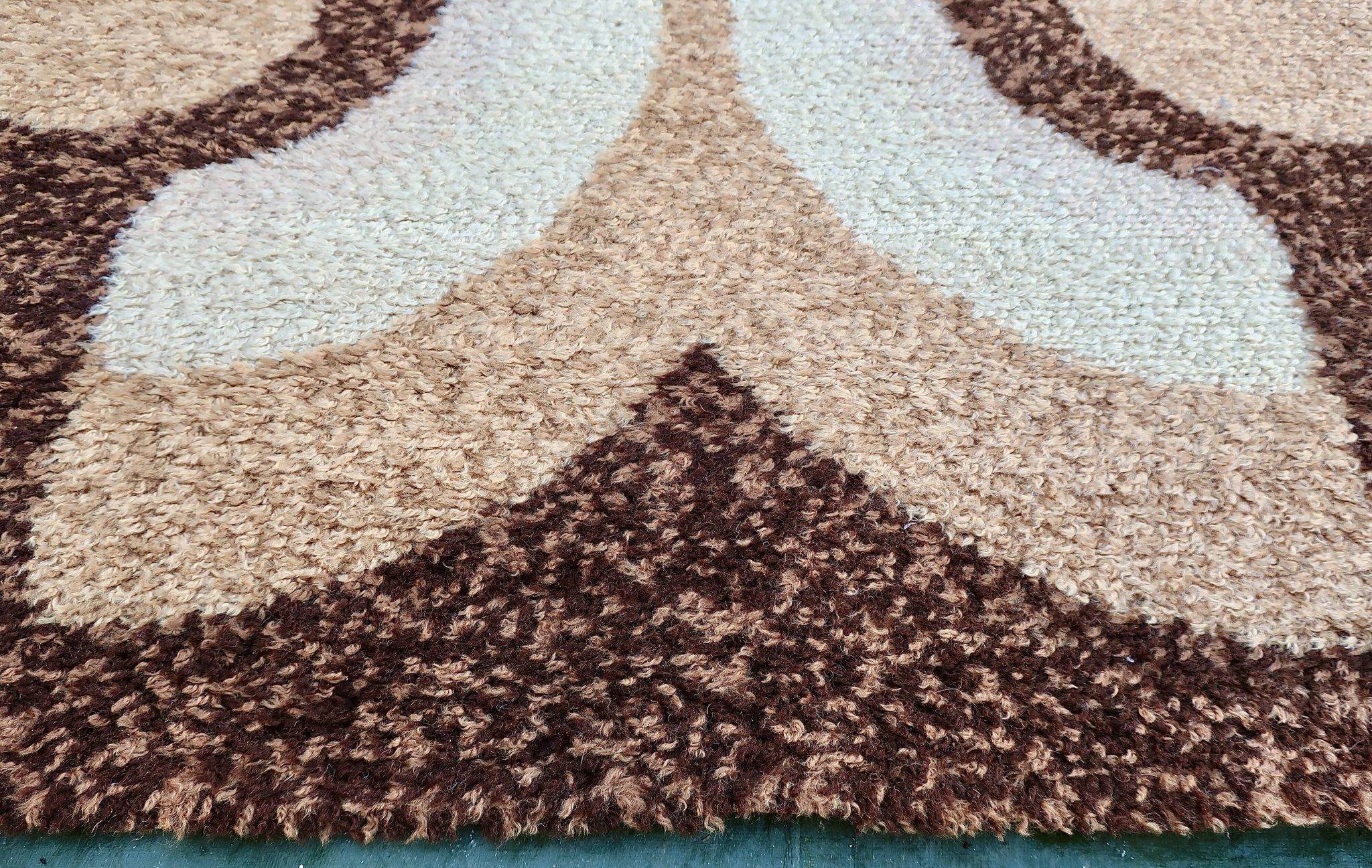 Vintage Design Rug 1970's Wool 2 x 3 m