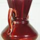 Vase Art déco faïencerie de Thulin, Belgium
