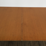 Foldable wood and metal table