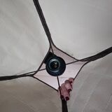 Suspension, vintage wicker rattan shine