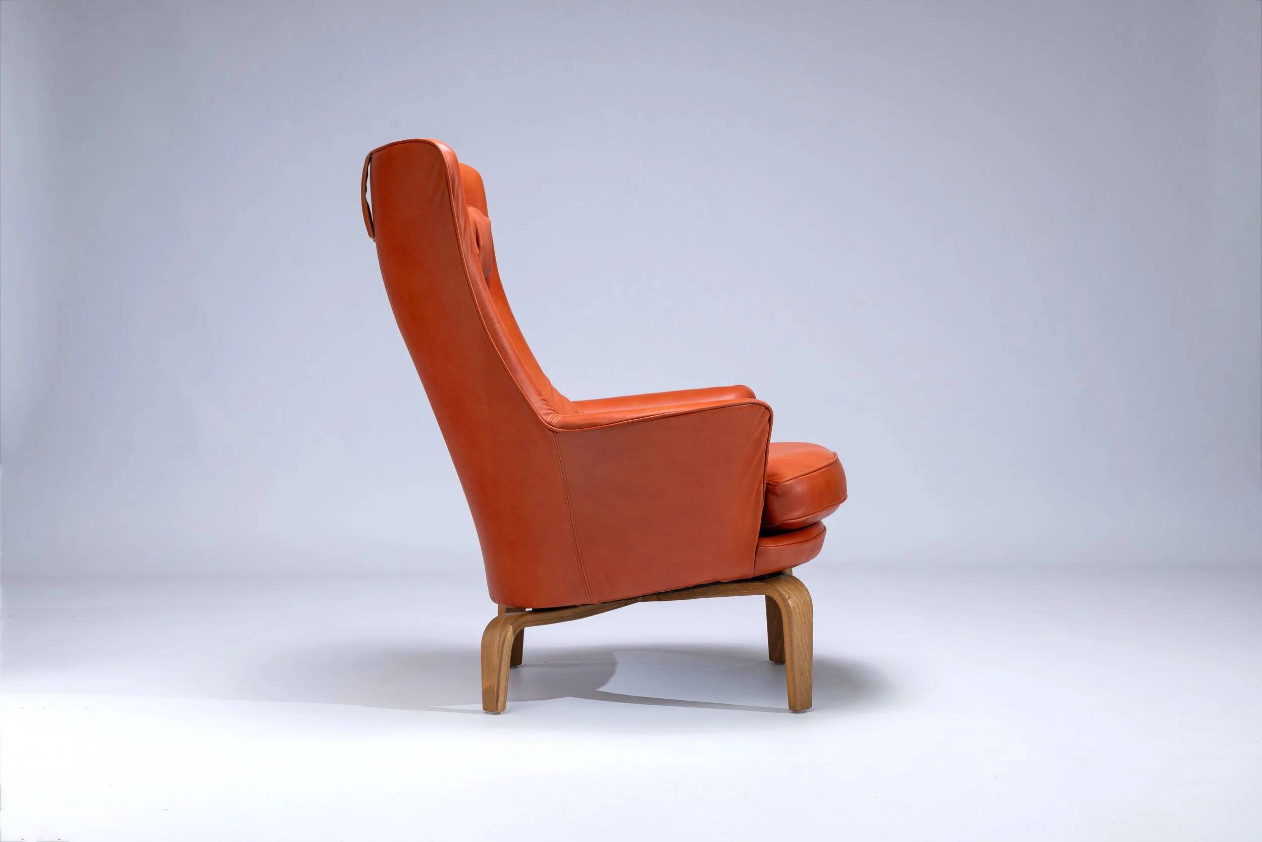 Arne Norell “Pilot” leather armchair