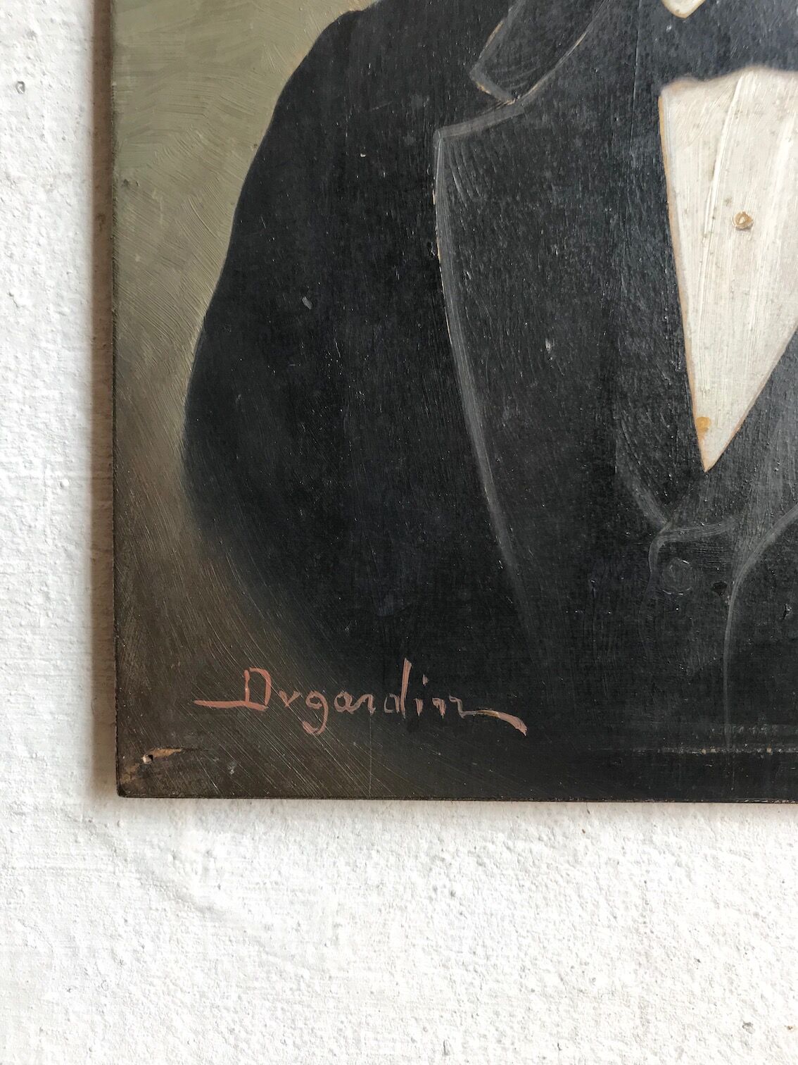 Portrait in oil L. DUGARDIN