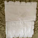 Set of MS embroidery pillowcases