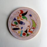 Vallauris ceramic cheese platter by Marie Christine Treinen