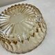 Retro/Vintage Molded Amber Glass Salad Bowl