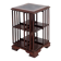Table d'appoint en bois dur et bibliothèque tournante Vintage Sheraton Revival