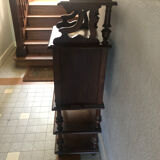 Antique wood music cabinet noble