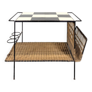 table basse en rotin