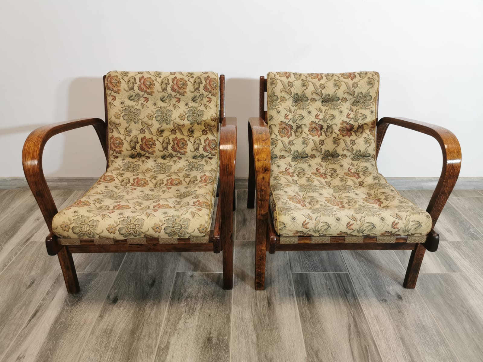 Armchairs by K. Kozelka & A. Kropacek, Set of 2, 1950