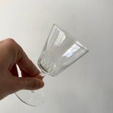 Set of 5 small crystalline glass wine glasses 50-60s
