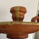 Terra cotta candle holder