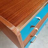 3 drawer chest of drawers 70's