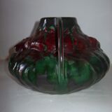 Art Nouveau vase has decoration of beetles