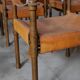 Large set of safari dining chairs - Germany 1960s