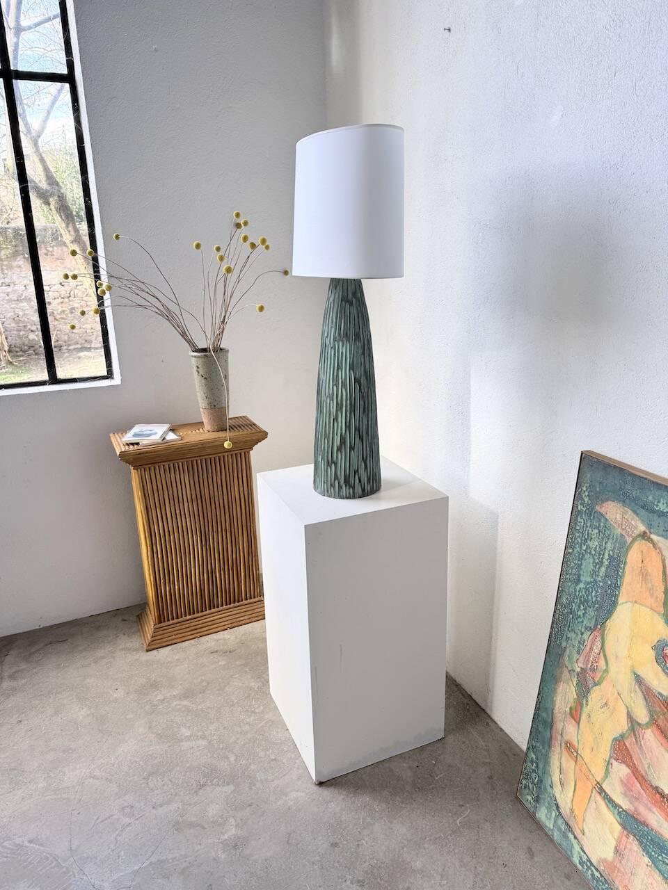 XL ceramic lamp from the 60s blin