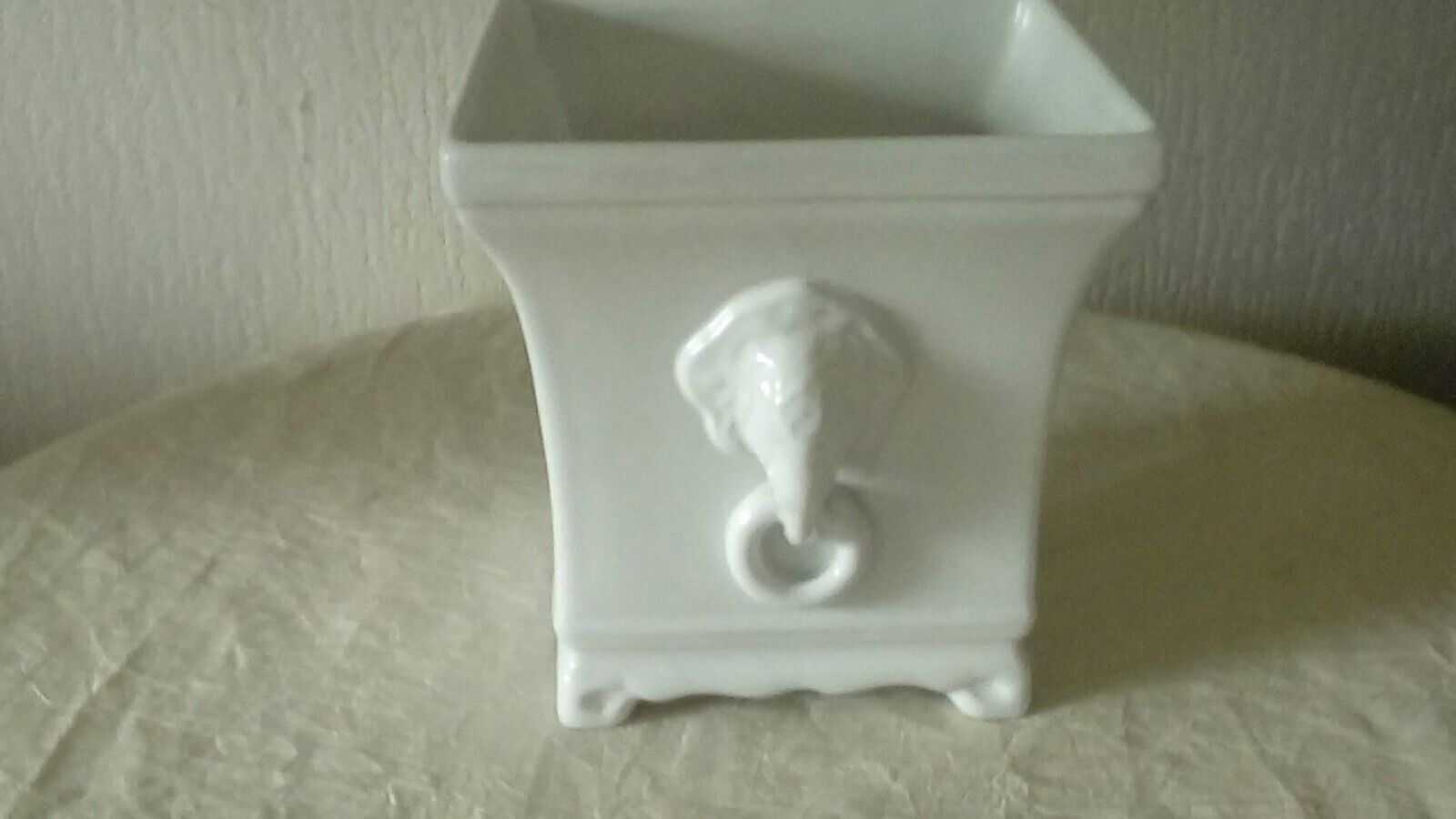 Bernardo Portugal ceramic pot cover elephant decor