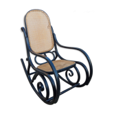 Rocking-chair canné