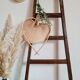 Old wooden farm ladder