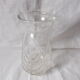 Vase jacinthe ou hydroculture en verre moulé