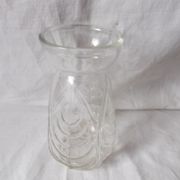 Hyacinth vase or glass moulded hydroponics