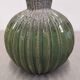 Contemporary cactus round vase in glazed dolomite ceramic.