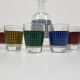 Crystal whiskey liquor service from the 1960s