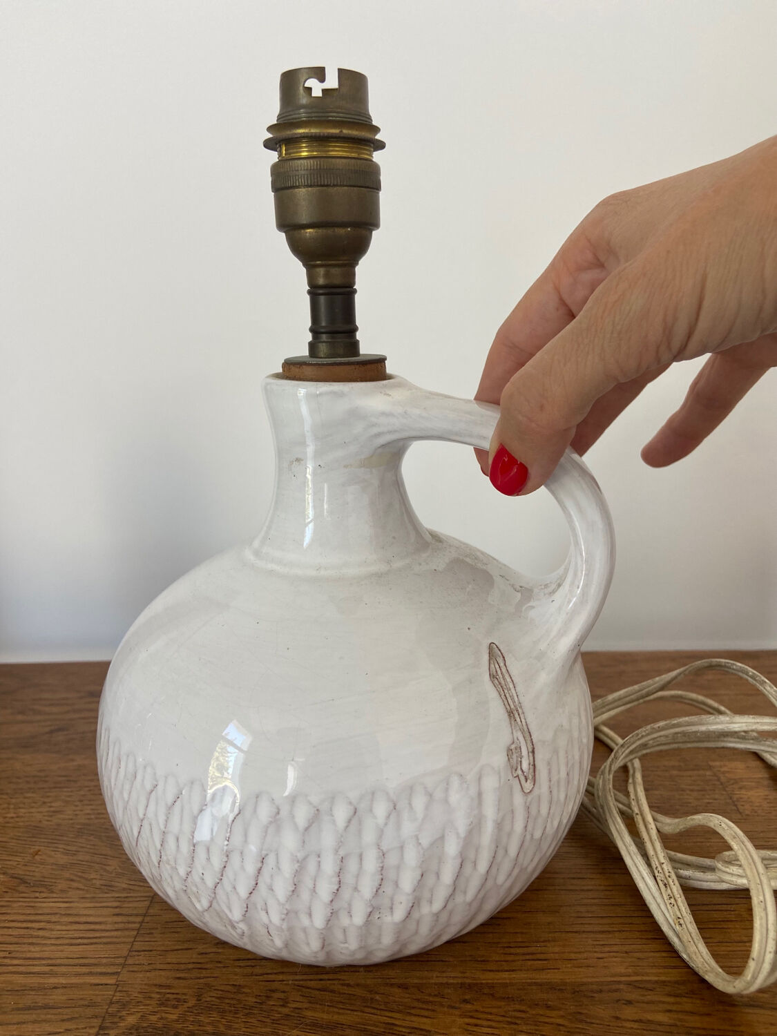 Vintage ceramic lamp base