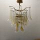 Murano Glass Feather Chandelier 1970’s