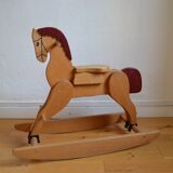Wooden rocking horse
