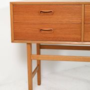Scandinavian entrance cabinet from the 1950s–60s in teak and oak