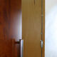 Armoire Bauhaus en acier tubulaire chromé et noyer, années 1930