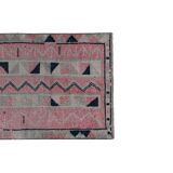 Vintage Turkish Oushak Rug Handwoven 95x300 cm