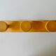 Wall coat holder in solid pine, 3 patères