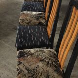 5 chairs design period 70/80