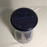 Ancien vase gaubier céramique multicolore années 70 vintage