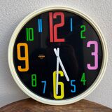 Large Memphis clock signed Virginio
