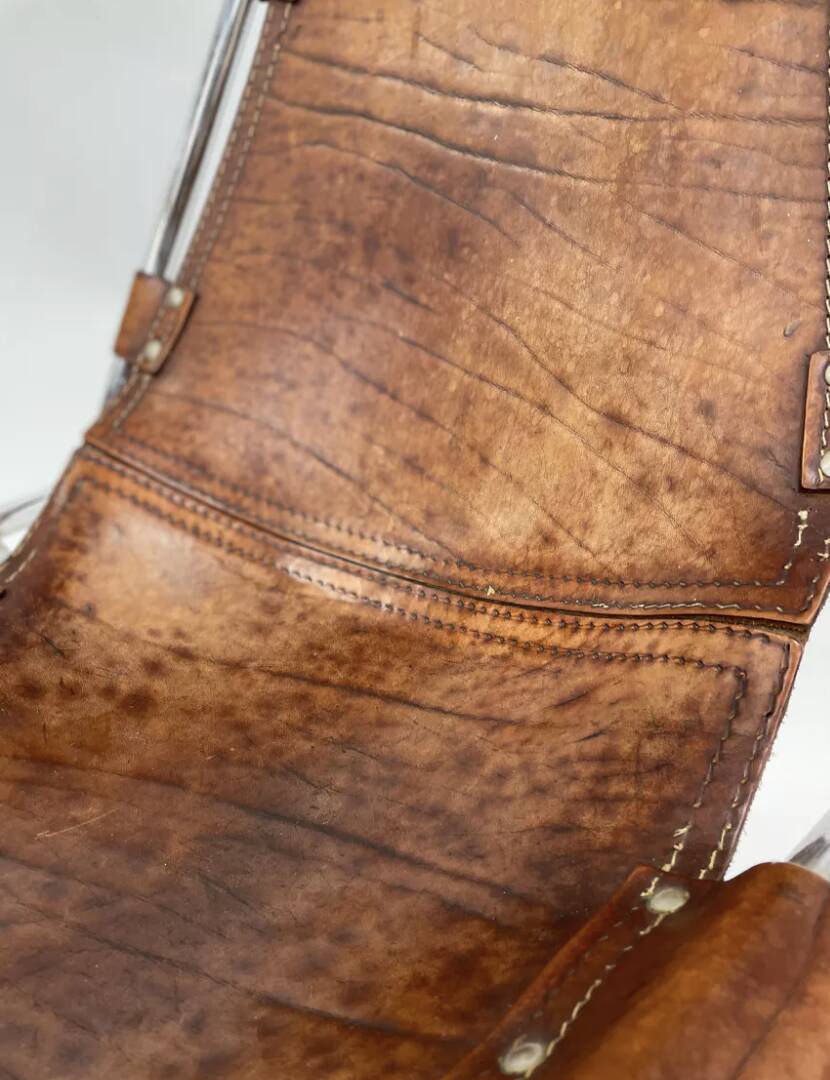 Mid Century Dal Vera Les Arcs Cognac Chair Design