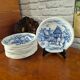Set of 12 vintage deep plates Gien and Wedgwood 1967-71