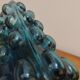 Vintage blue bubble vase (1960-1970) designed by Whilhelm Braun-Feldweg.