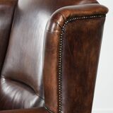 Sheepskin wingback armchair with beautiful deep and warm colours