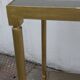 Gilded brass side table